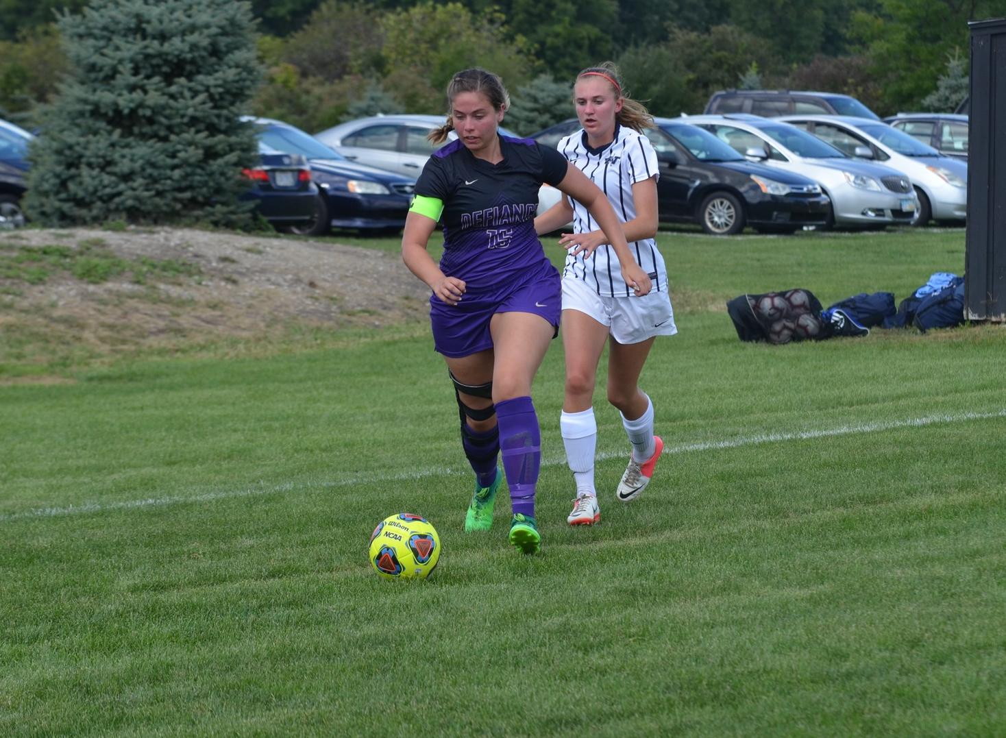 Women's Soccer Finishes Busy Weekend with Loss to Westminster.