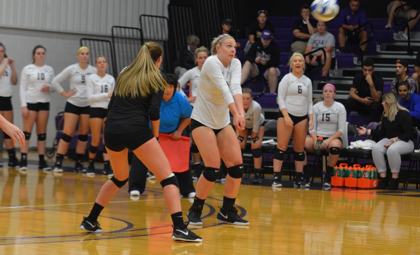 Volleyball Splits on Opening Day of the North Park Invitational