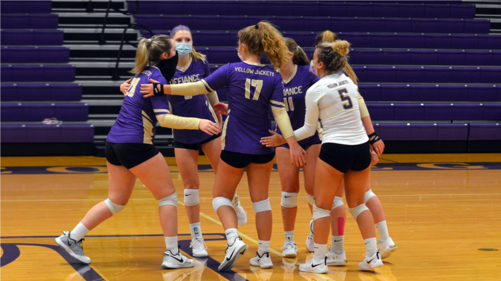 Volleyball begins home slate by defeating Manchester twice