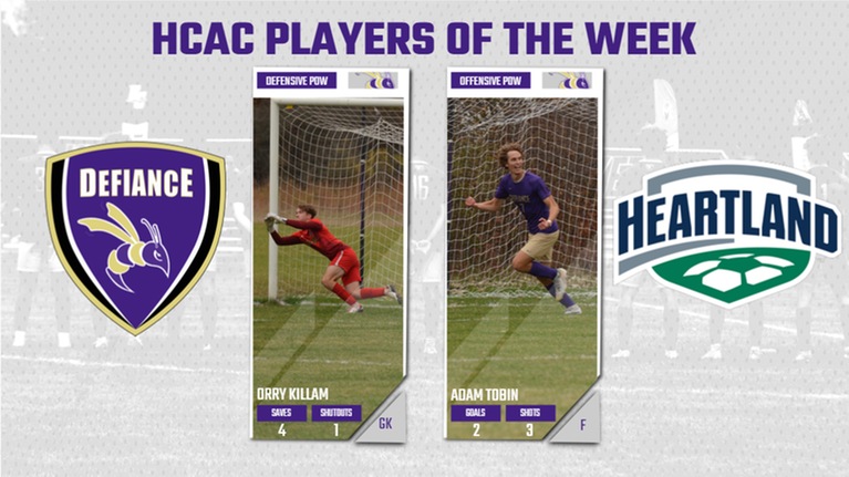 Yellow Jackets sweep last HCAC Player of the Week Awards for Men's Soccer