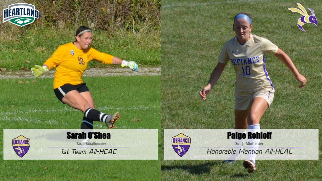 O'Shea named First Team All-HCAC, Rohloff earns honorable mention